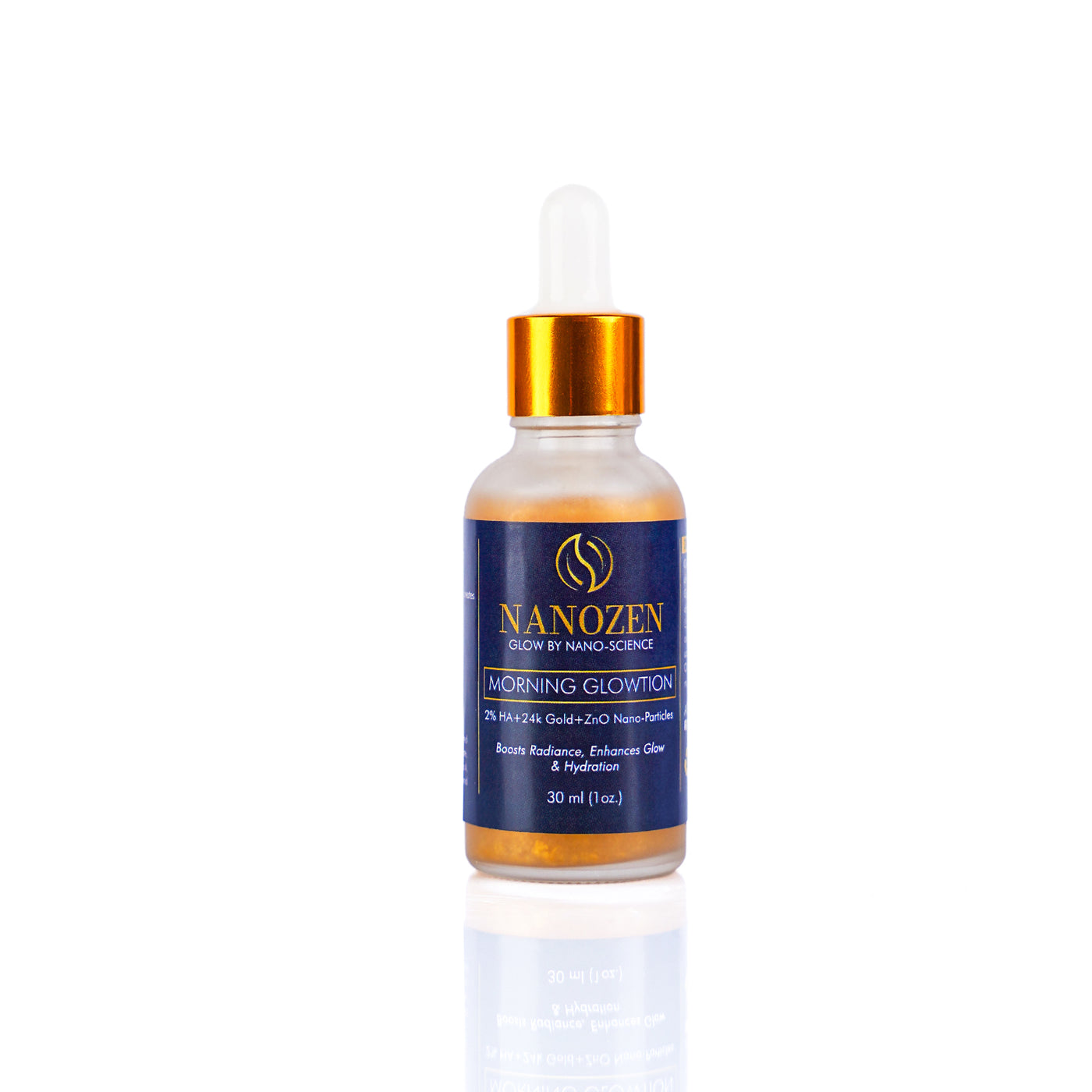 NanoGold Morning Glowtion |3 in 1 (24K Gold + 2% Hyaluronic Acid +ZnO Nanoparticles)
