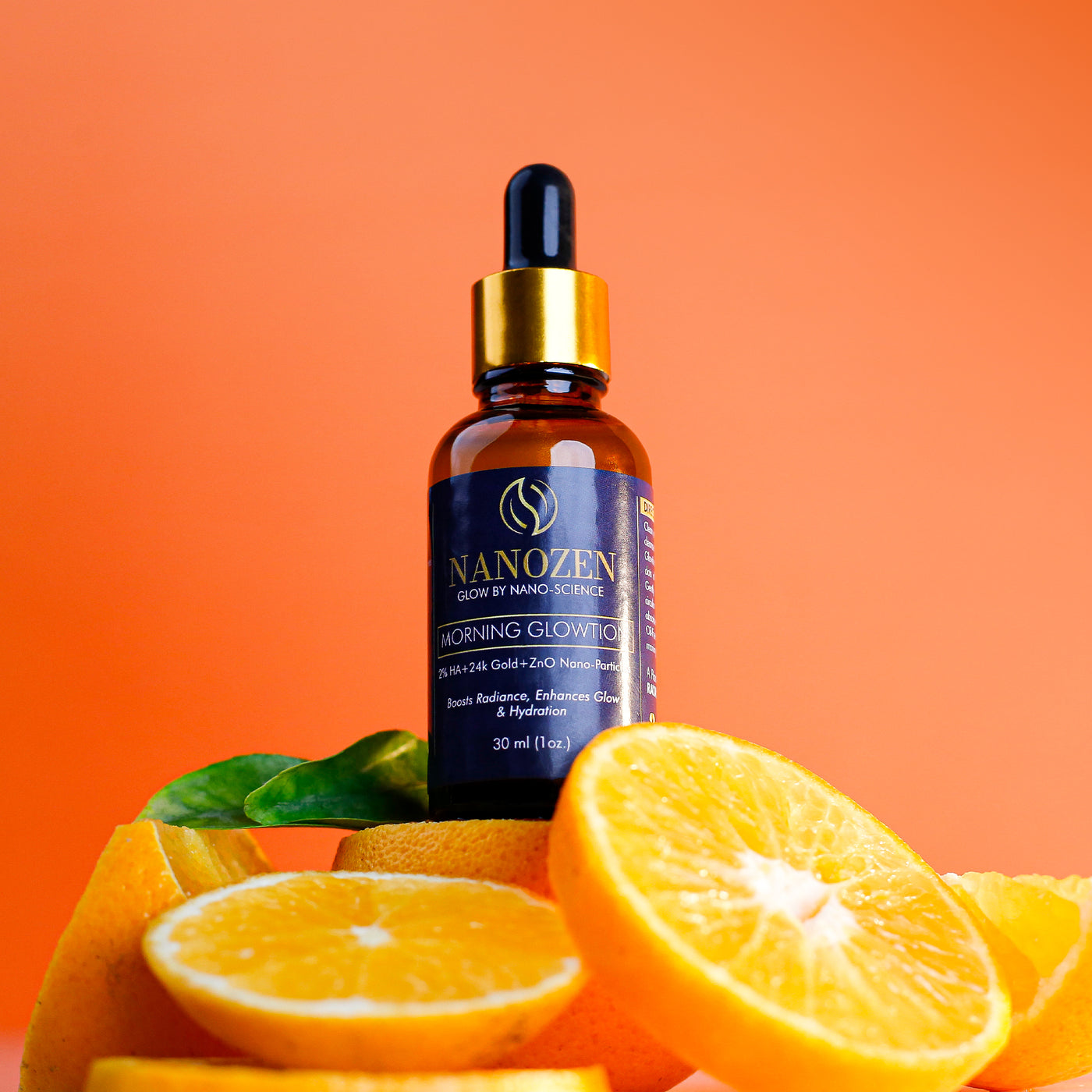 NanoGold Morning Glowtion |3 in 1 (24K Gold + 2% Hyaluronic Acid +ZnO Nanoparticles)