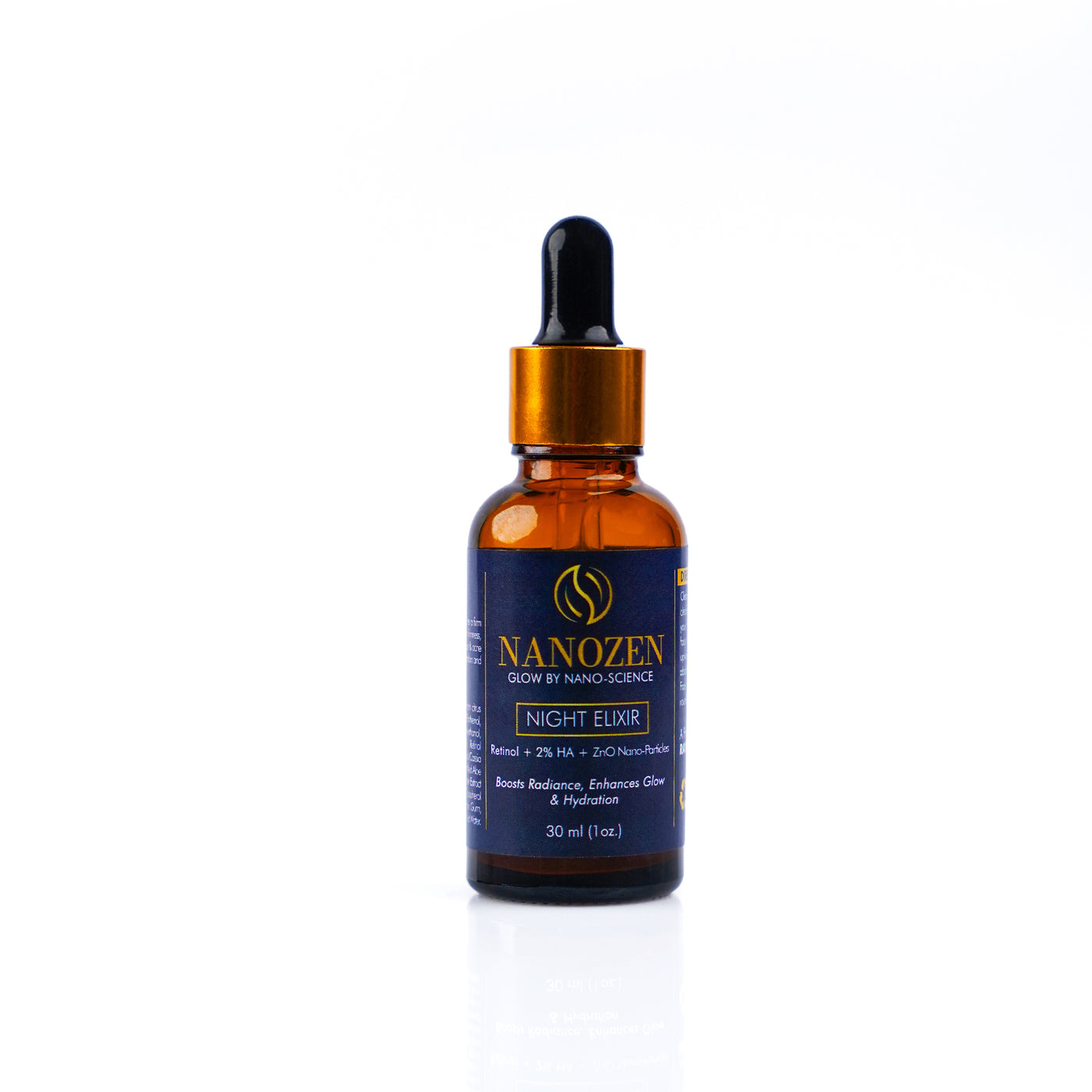 Nano Night Elixir | 3 in 1 (Retinol + 2%Hyaluronic Acid +ZnO Nanoparticles)
